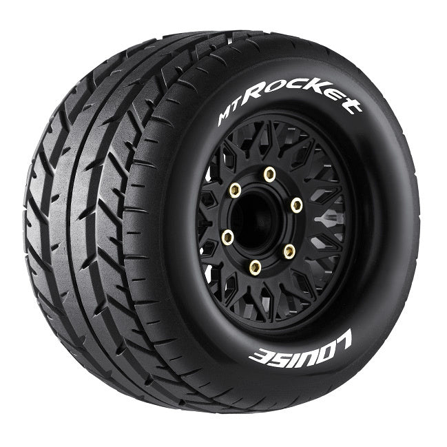 Louise 2PCS MT-ROCKET 116.5x69.4mm 1/10 Monster Truck / Truggy Wheel Set