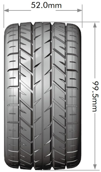 Louise 2PCS ST-ROCKET 99.5x52mm 1/10 Monster-Truck-/Truggy-Radsatz