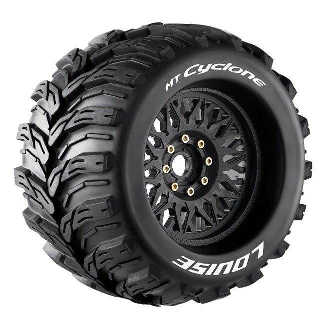 Louise 2PCS MT-CYCLONE 170.9x107.8mm 1/8 Monster Truck / Truggy Wheel Set