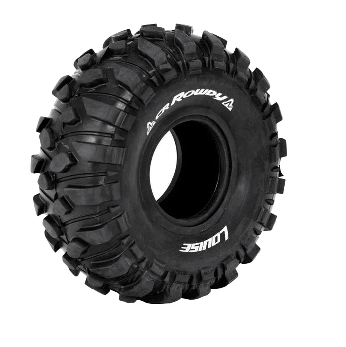 Louise 2PCS CR-ROWDY 121x51mm 1.9" 1/10 Crawler Wheel Tires