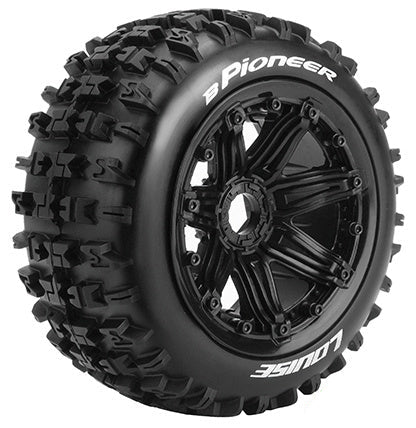 Louise 2PCS B-PIONEER LS 173.1x81.4mm 1/5 Buggy Rear Wheel Set
