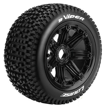 Jeu de roues arrière pour buggy Louise 2PCS B-VIPER LS 170x80.5mm 1/5