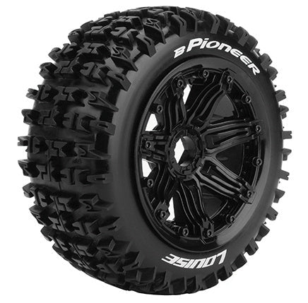Louise 2PCS B-PIONEER LS 173.1x63.1mm 1/5 Buggy Wheel Set