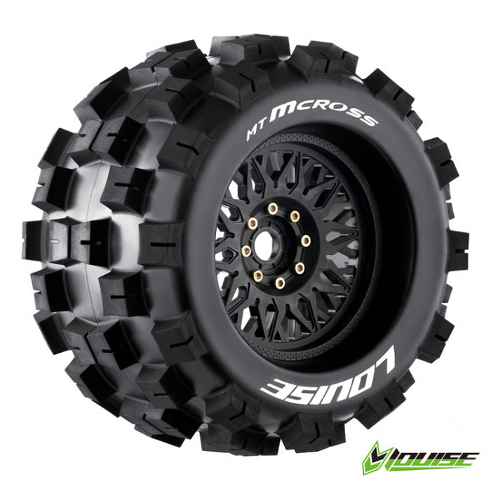 Louise 2PCS MT-CROSS 1/8 Monster Truck / Truggy Wheel Set