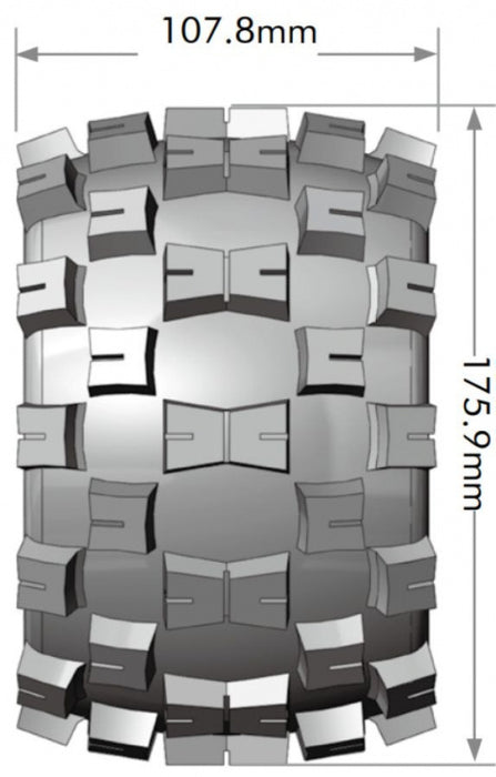 Louise 2PCS MT-CROSS 1/8 Monster Truck / Truggy Wheel Set