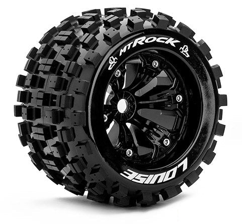 Louise 2PCS MT-ROCK 3.8" 171x109mm 1/8 Monstertruck-Radsatz