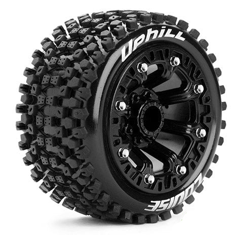 Louise 2PCS ST-UPHILL 2.2" 90x44.5mm 1/16 Truggy Wheel Set