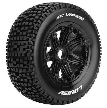 Louise 2PCS SC-VIPER LS 186.4x73.1mm 1/5 Short-Course-Radsatz