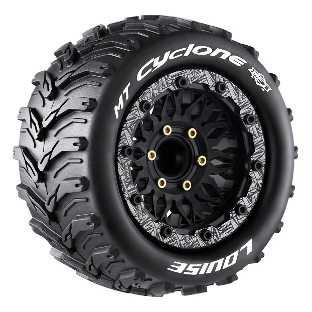 Jeu de roues pour monster truck 1/10 Louise MT-CYCLONE 2 pièces
