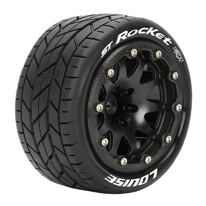 Louise 2PCS ST-ROCKET 118x56.5mm 1/10 Beadlock-Monstertruck-Radsatz