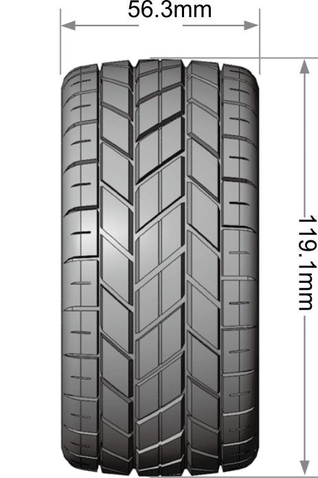 Ensemble de roues pour monster truck / truggy Louise 2PCS ST-ROCKET 1/10