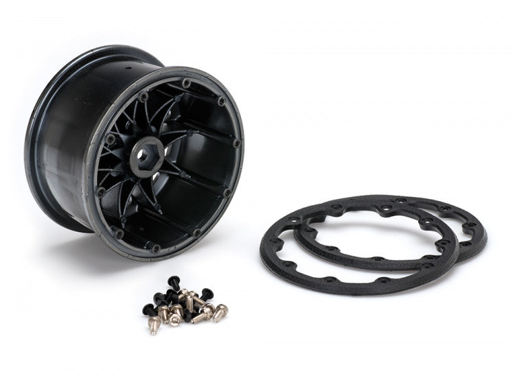 Louise 2PCS MT-ROCKET 133x70mm 1/10 Monster Truck Wheel Set