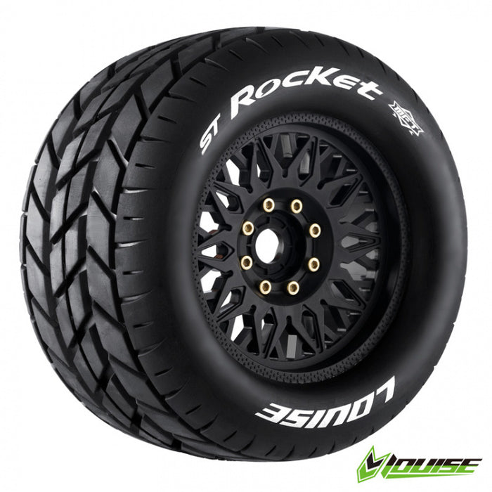 Louise 2PCS ST-ROCKET 1/8 Monster Truck / Truggy Wheel Set