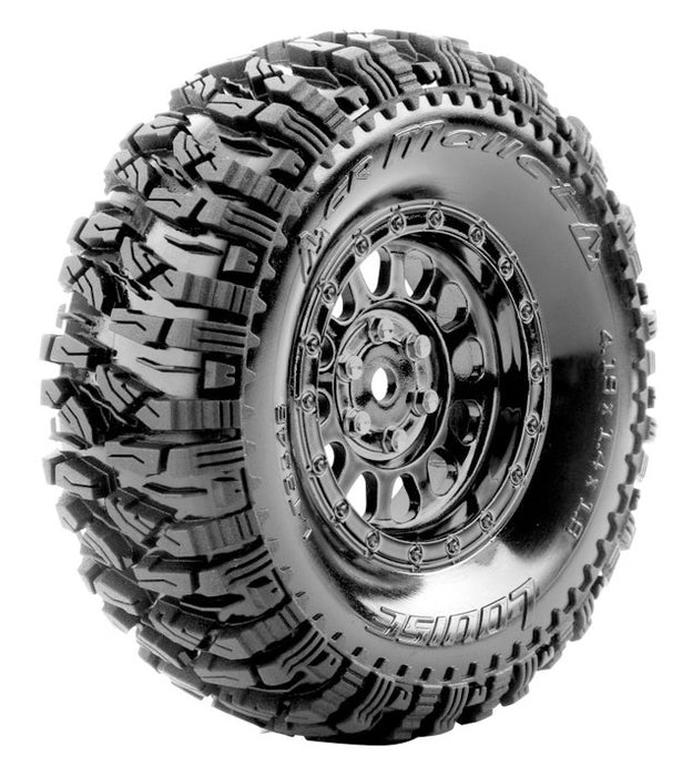 Louise 2PCS CR-MALLET 1.9" 106.4x38.6mm 1/10 jeu de roues pour crawler