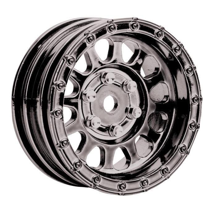 Jantes de roues de crawler Louise 2PCS 1.9" 1/10 (Chrome)