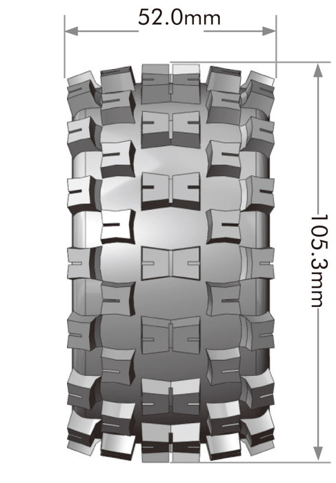 Louise 2PCS ST-MCROSS Soft Mini Maxx & Mini XRT