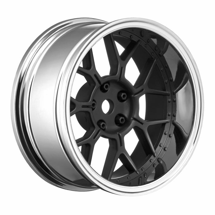 Louise 4PCS 1/10 Drift Changeable Offset Wheel Rims (Matte Black)