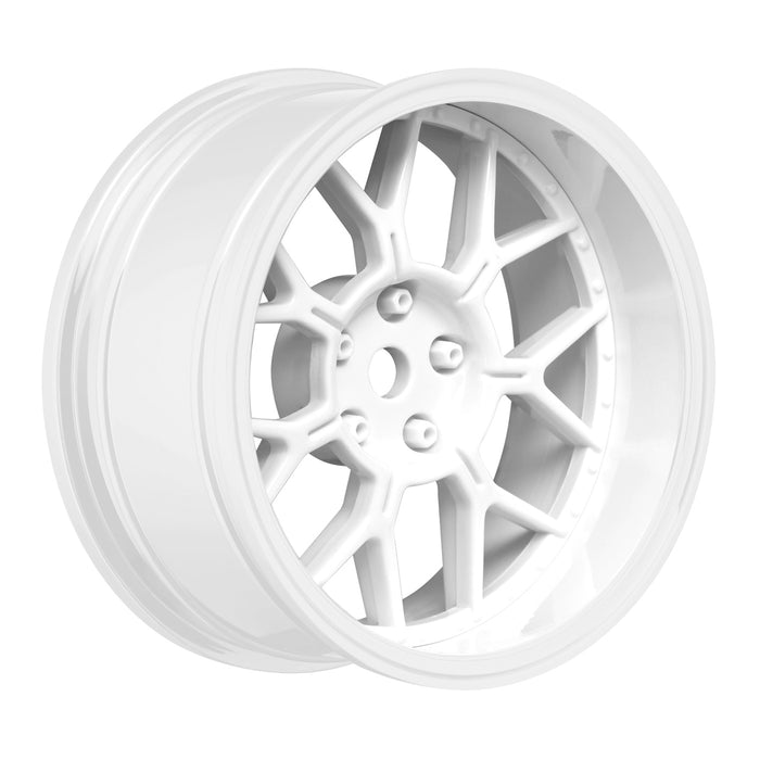 Louise 4PCS 1/10 Drift Changeable Offset Wheel Rims (White)