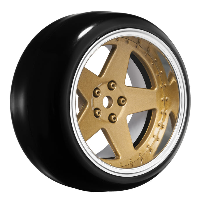 Louise 4PCS 65x26mm 1/10 Drift Changeable Offset Wheel Set (Bronze)