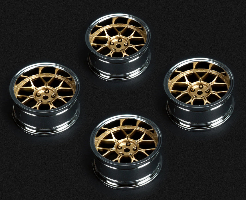 Louise 4PCS 65x26mm 1/10 Drift Changeable Offset Wheel Set (Bronze)