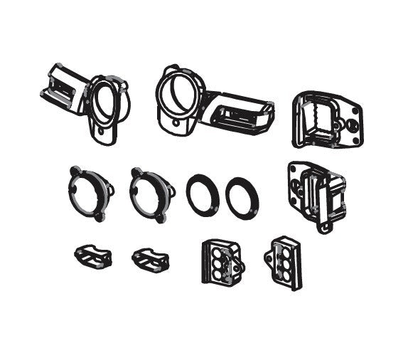 Lamp Cups Set for Absima CR1.8 Yucatan 1/8