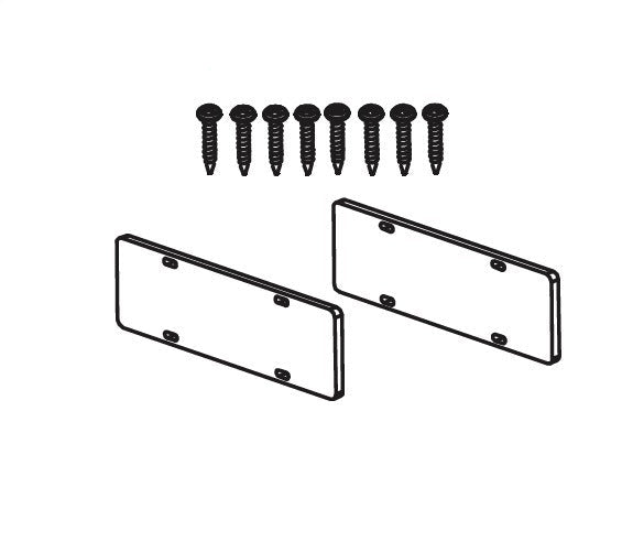 License Plate & Sticker for Absima CR1.8 Yucatan 1/8