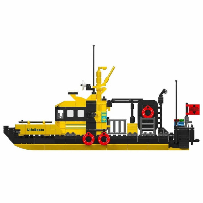 Mould King 10080 Norwegian Multi-functional Lifeboat Model (462 Pieces)