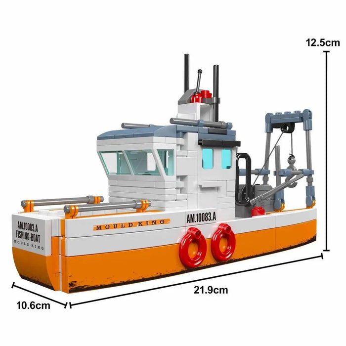 Mould King 10083 Modèle de Bateau de Pêche (420 Stukken)