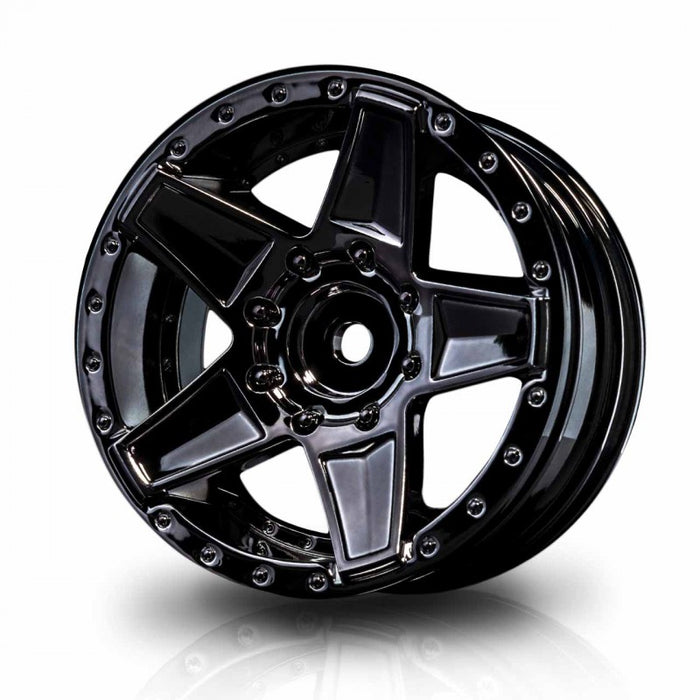 MST 4PCS Flat Black 648 1.9" Wheel (+5)