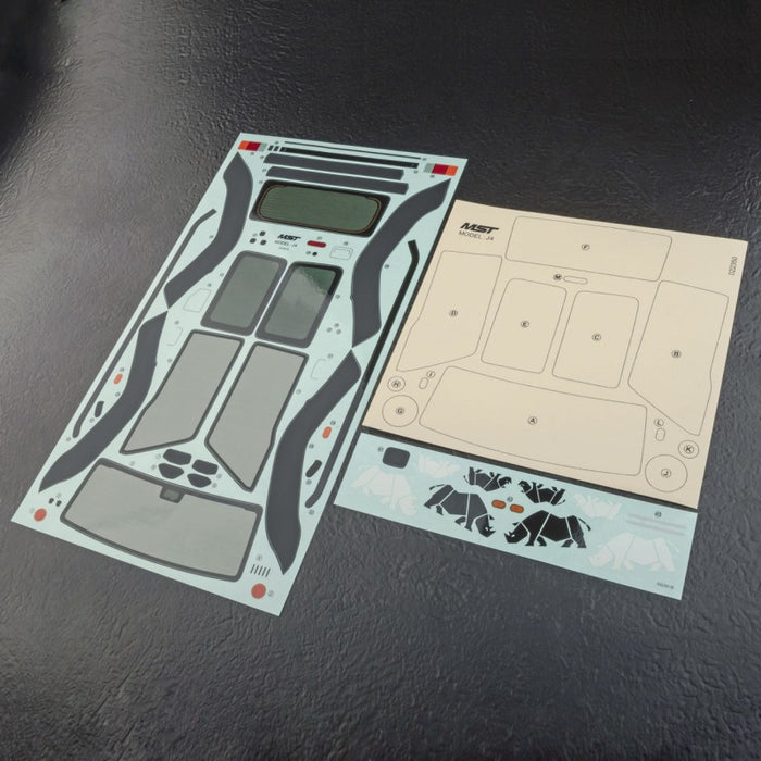 MST J4 Body 1/10 (Unpainted)