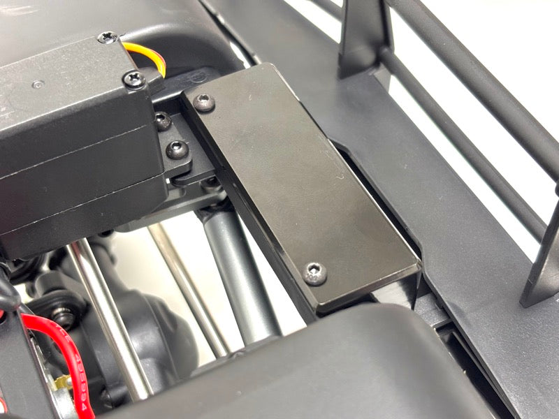 2PCS F/R Chassis Beam for Absima CR4.4 1/10 (Metaal)