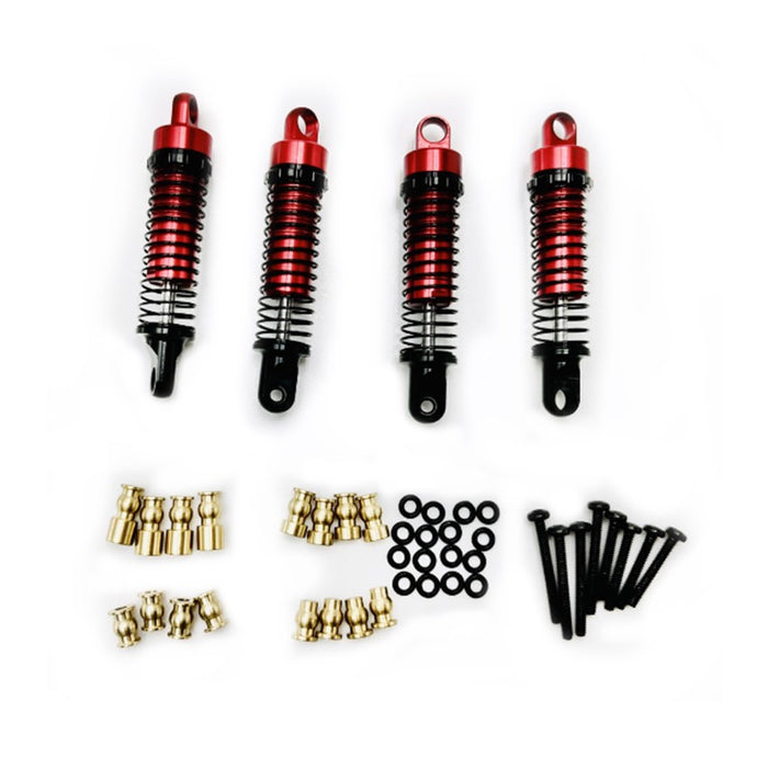 4PCS Oil Shock Set for HobbyPlus CR18P 1/18 (AL)