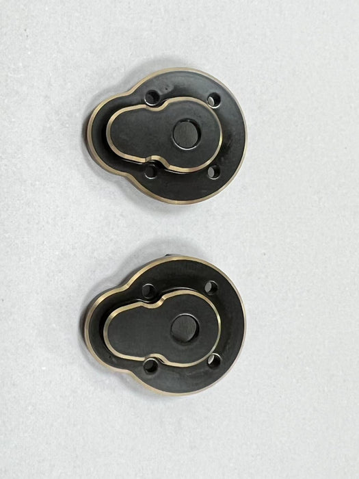 Front Portal Hub V2 for HobbyPlus CR18P EVO/GOAT 1/18 (Brass)