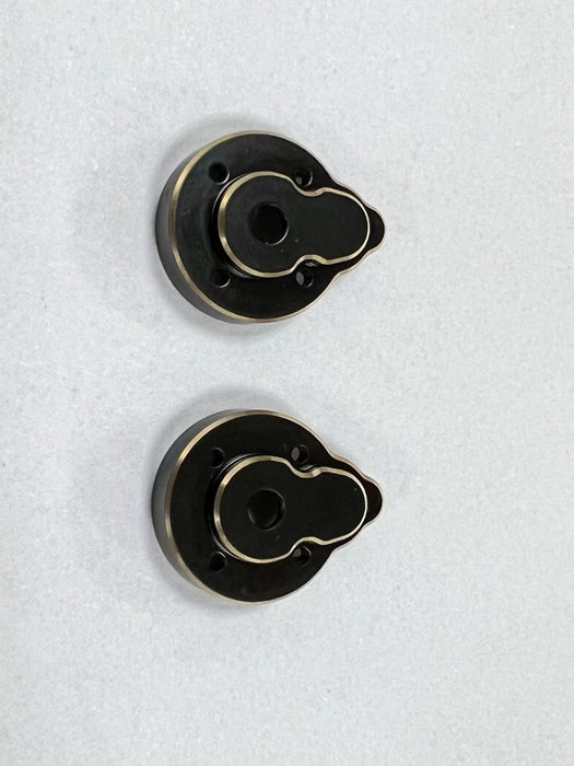 Rear Portal Hub V2 for HobbyPlus CR18P EVO/GOAT 1/18 (Brass)