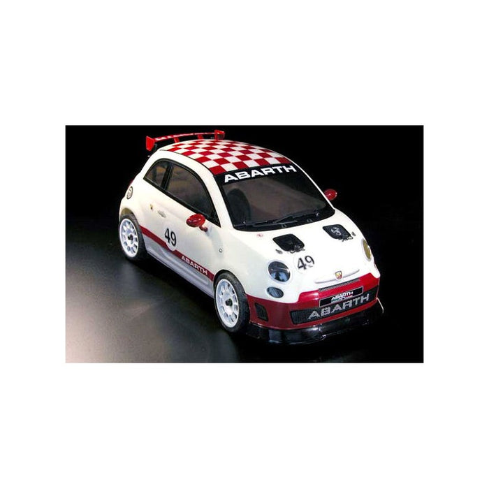Queens of the Road Abarth 500 Assetto Corse Clear Body 1/10 (190mm)