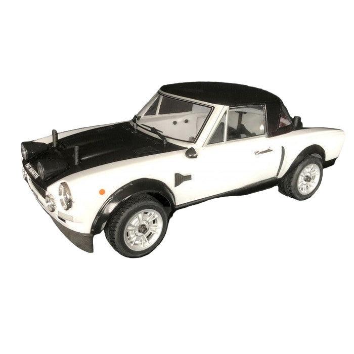 The Rally Legends FIAT 124 Abarth Rally 1/10 Rally PNP (White)