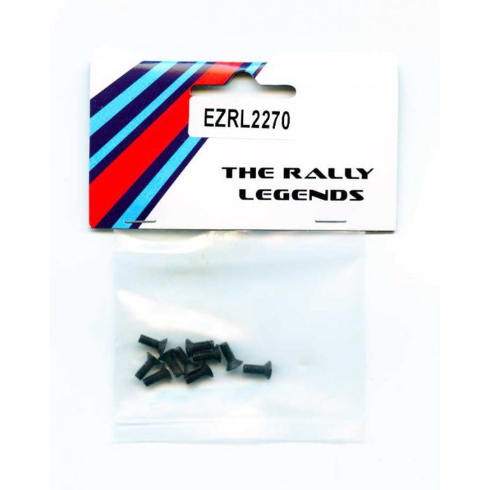 The Rally Legends 10PCS Flat Head Screws M3x8