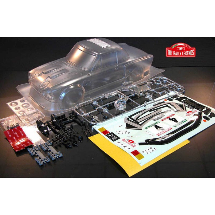 The Rally Legends 124 RALLY Clear Body w/ Accessories