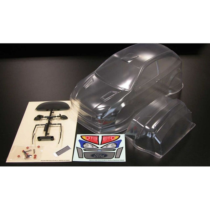 The Rally Legends Ford Focus WRC Lexan Clear Body