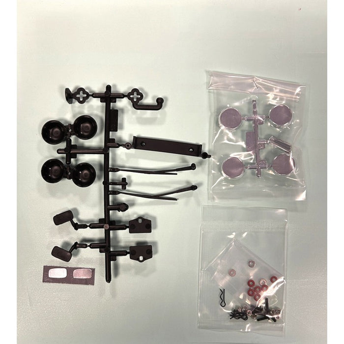 The Rally Legends Plastic Accessories Set for Escort 2.0 Body