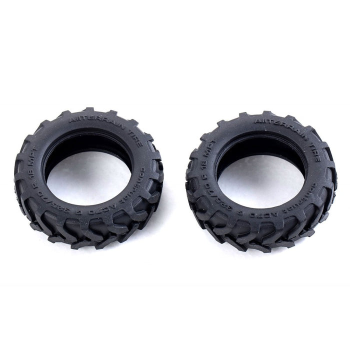 2PCS Wheel Tires for FMS, ROC 1/18, 1/24