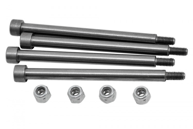 RPM 4PCS 4x56mm Threaded Hinge Pins Outer Lower for Traxxas X-Maxx, XRT 1/6