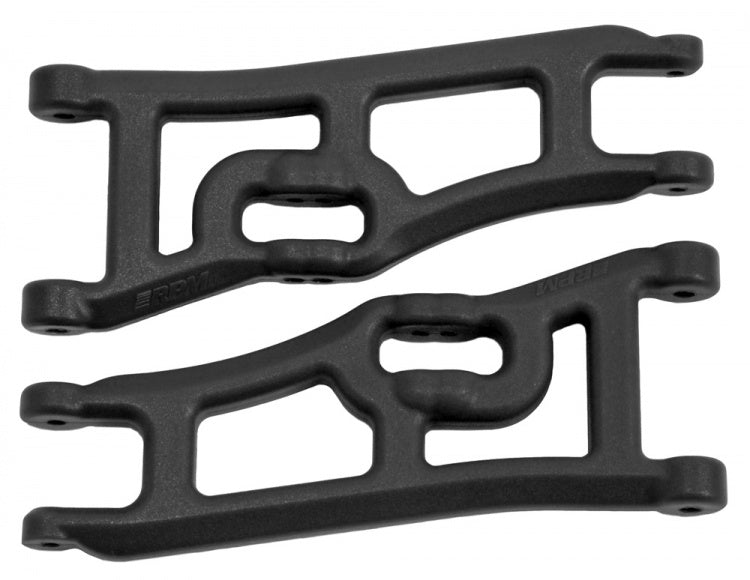 RPM Front Extended Suspension Arms for Traxxas Rustler, Stampede 2WD 1/10 (Black)