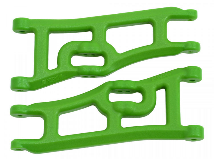 RPM Front Extended Suspension Arms for Traxxas Rustler, Stampede 2WD 1/10 (Green)