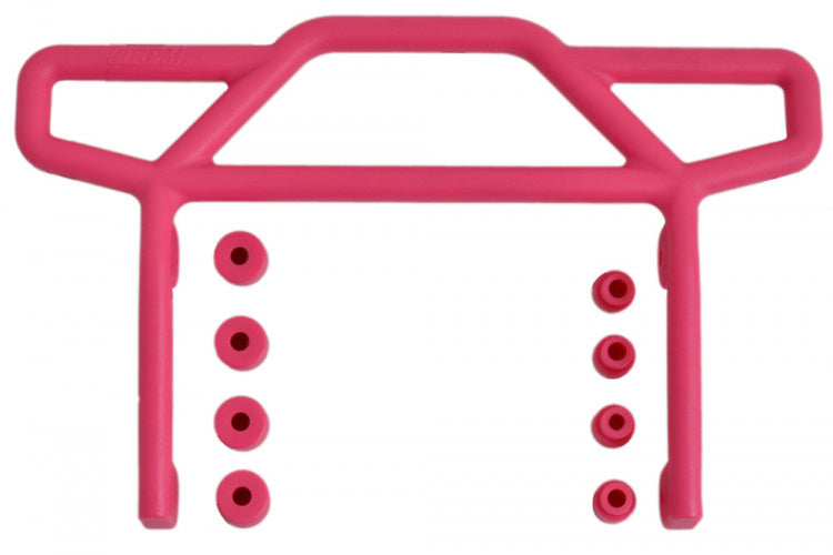 Pare-chocs arrière RPM pour Traxxas Rustler 2WD 1/10 (rose)
