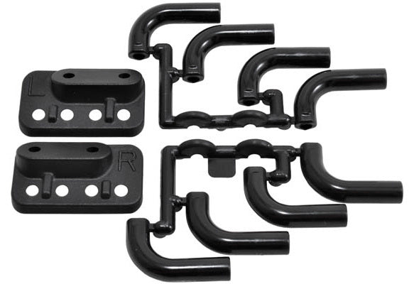 RPM 2PCS Exhaust Headers Zoomies Accessories (Black)