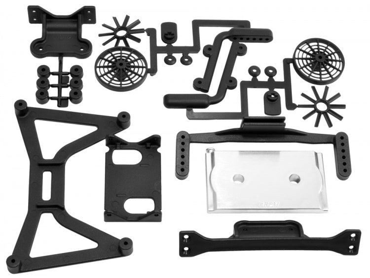 RPM No Clip Body Mounts Set for Traxxas Slash 4x4 1/10