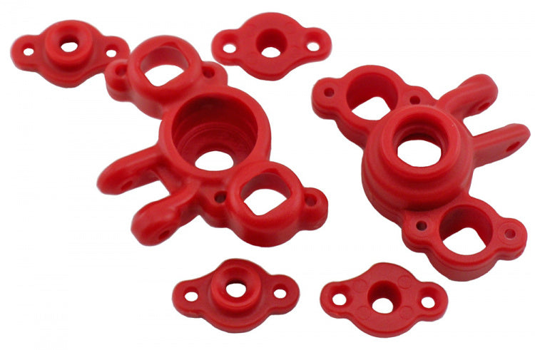 RPM Axle Carriers for Traxxas E-Revo, Slash, Summit & Rally 1/16 (Red)