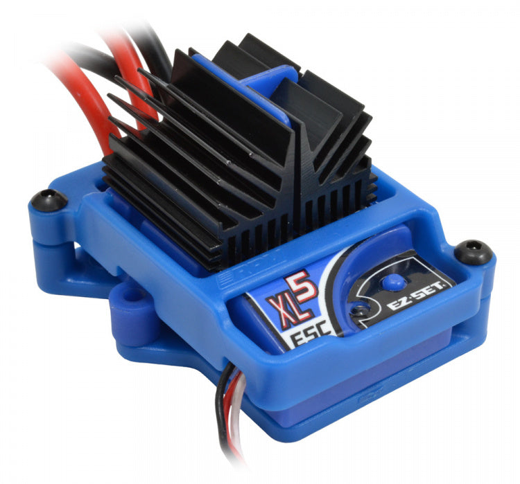 RPM XL-5 ESC Cage Black for Traxxas Slash 2WD/4x4, Stampede 4x4 1/10 (Blue)