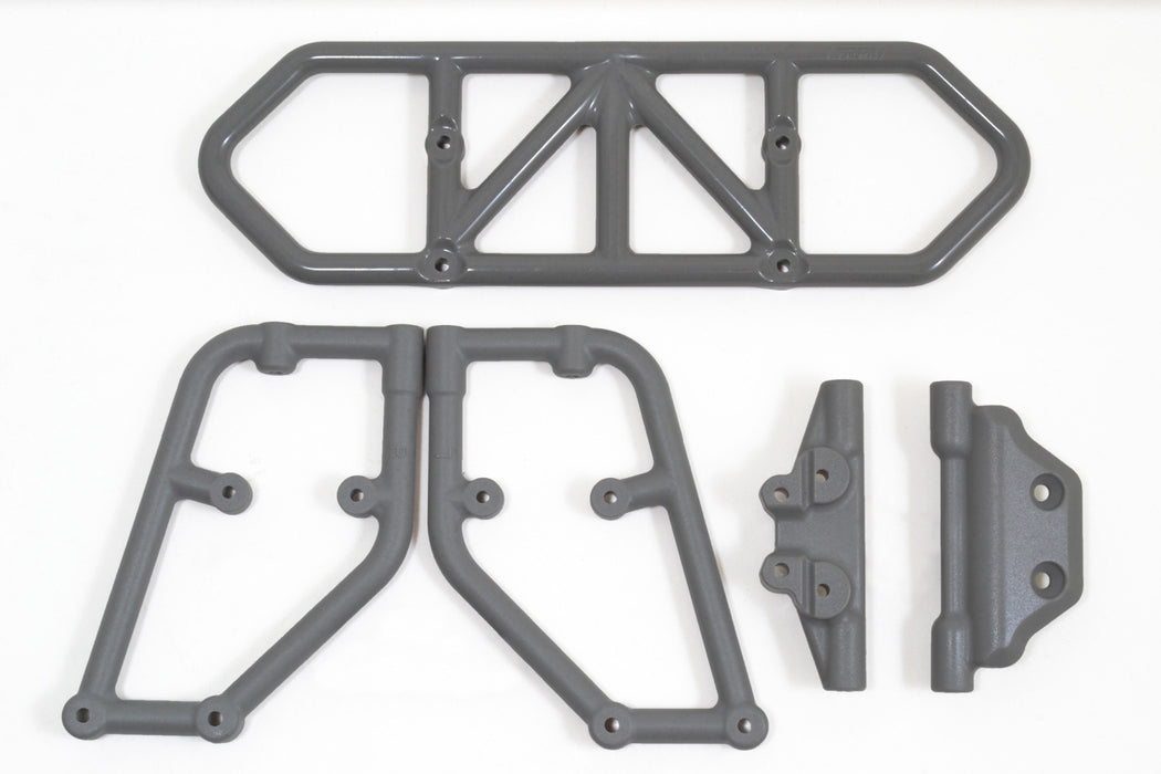 Pare-chocs arrière RPM pour Traxxas Slash 4x4 1/10 (gris)
